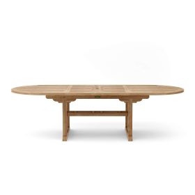 SAHARA 106″ OVAL DOUBLE EXTENSION TABLE