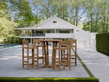 SET-290 DESCANSO SEDONA BAR TABLE 5-PC SET